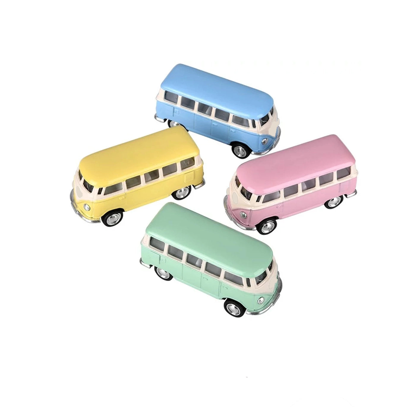 Pull Back Mini Bus Toy