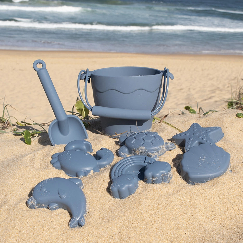 Silicone 8pc Bucket & Spade Set