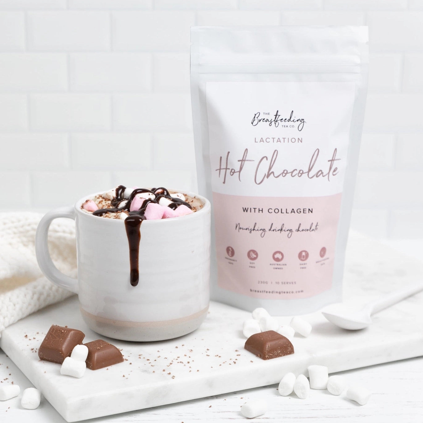 Lactation Hot Chocolate with Collagen