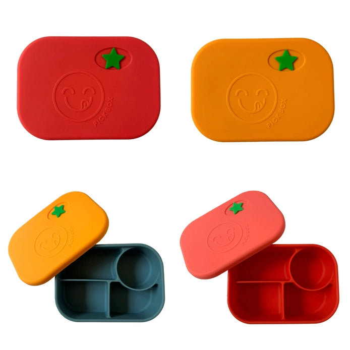 Pick Box Bento - 4 Compartment Silicone Lunch Box