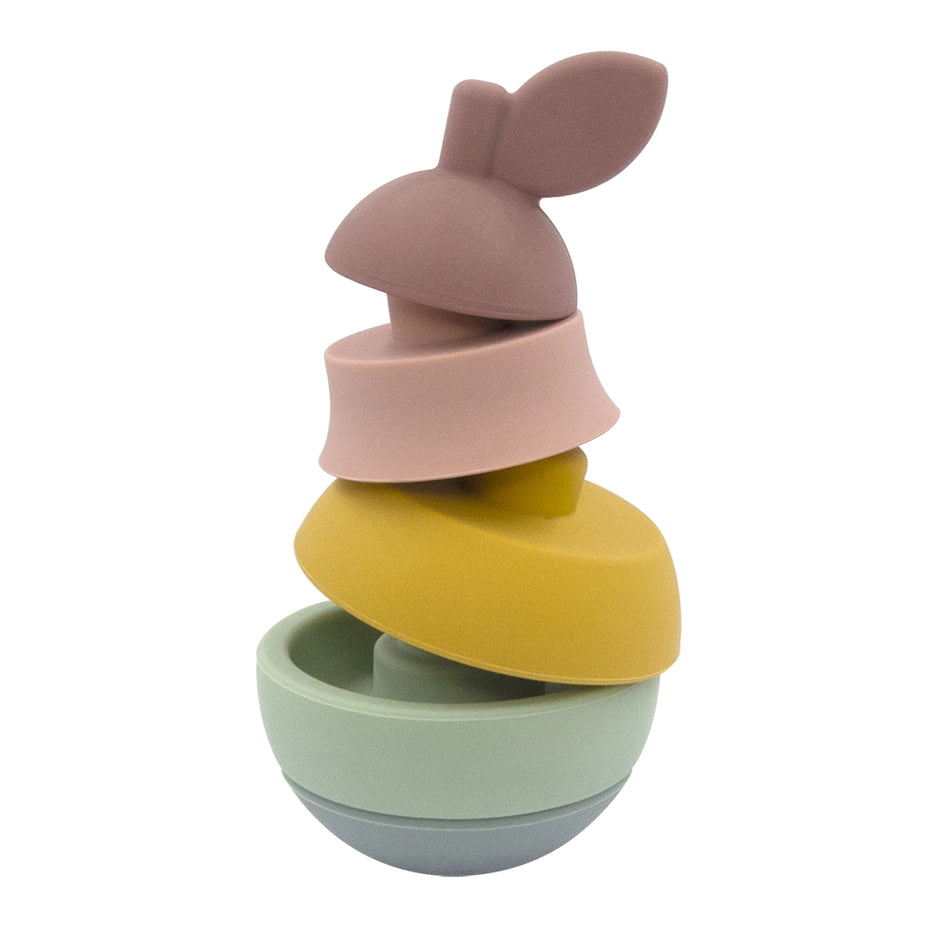 Silicone Pear Stacking Puzzle