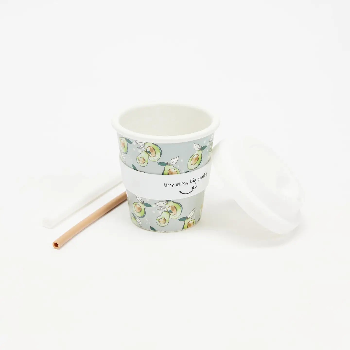 Itti Bamboo Baby Cino Cup + 2 Straws